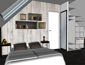 Visuel 3D Chambre