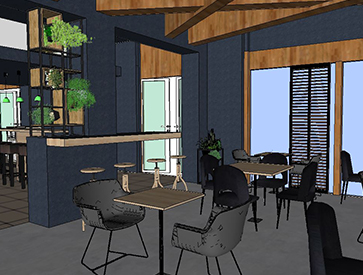 visuel 3D intérieur boulangerie ange