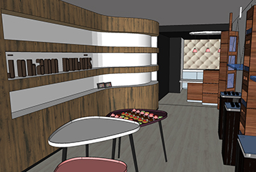 Visuel 3D interieur chocolaterie johann dubois